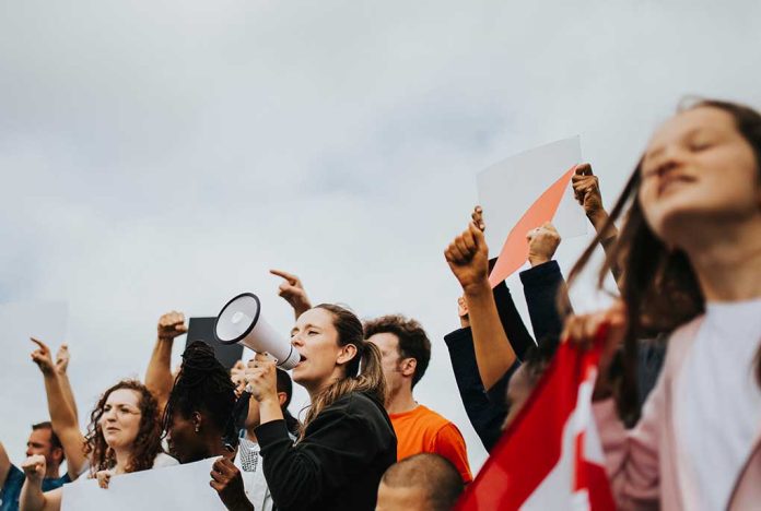 Group,Of,American,Activists,Is,Protesting