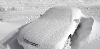 Winter, Snow, Car