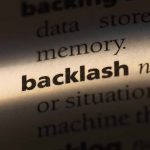 Backlash word highlighted in a dictionary page