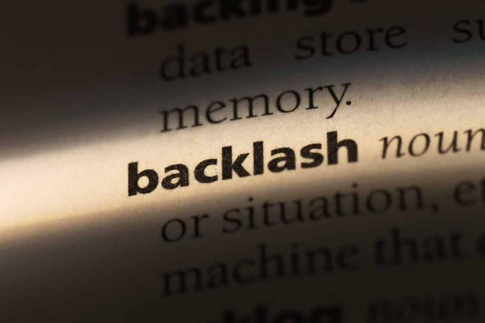 Backlash word highlighted in a dictionary page