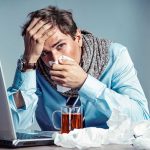 Man not feeling well