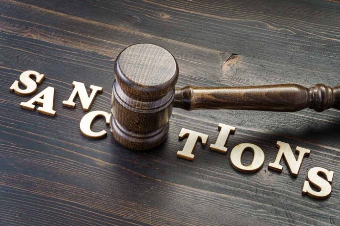 1816611995 featured image Gavel on table with letters spelling sanctions