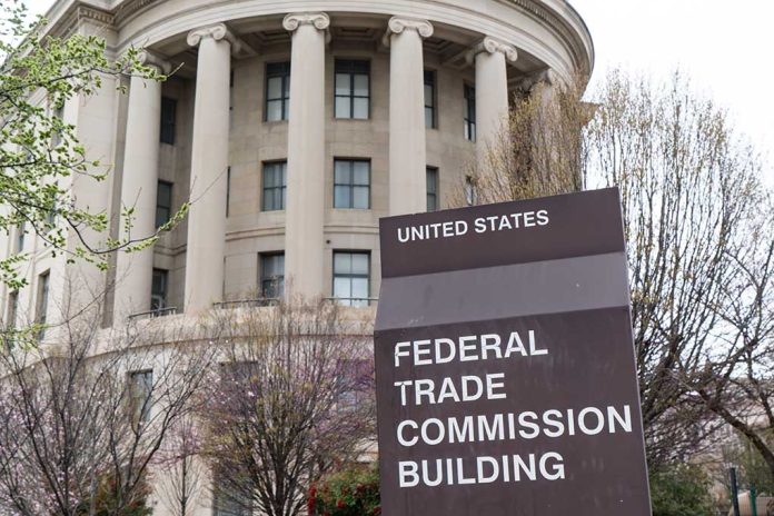 399778786 featured image Federal Trade Commission Building with sign and trees