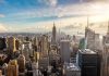 New York City skyline with Empire State Building.