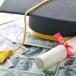 Explosive Growth in 529 Accounts: $508 Billion! Graduation cap and diploma resting on a pile of money