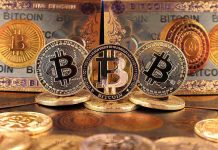 Bitcoin Crash Wipes Out $1 Trillion — Panic Ensues Bitcoins and Bitcoin-themed banknotes in various designs.