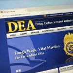Trump’s SHOCKING Pardon Rocks Drug Enforcement DEA website homepage with gold badge and text