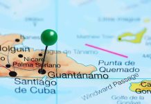 Why Capturing Maduro Terrifies Cuba Map with pin on Guantánamo, Cuba.