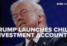 Trump administration launches child investment accounts to