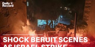 Israel launches strikes on Beirut after Hezbollah fires