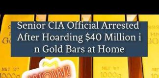 Senior CIA Official Arrested After Hoarding $40 Million in Gold Bars at Home