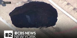 Sinkhole on Long Island Expressway causes traffic backups
