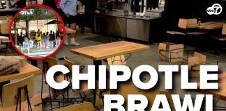 CHAOS In Chipotle: Shocking Brawl Caught On Camera