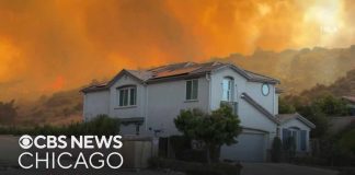 Over 17,000 under evacuation as Southern California wildfire threatens homes