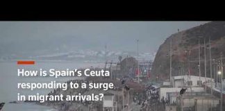 How is Spain’s Ceuta responding to a surge in migrant arrivals?