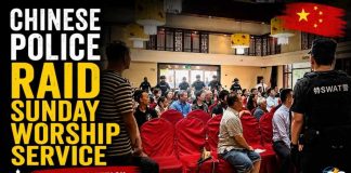Chinese Police and SWAT Raid Sunday Church Service; 33 Believers Detained | SG News