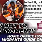 ‘DO NOT RAPE WOMEN!’ Guide Given To Asylum Seekers