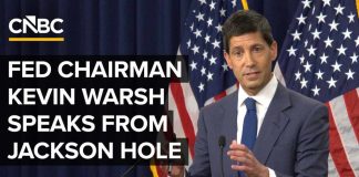 AI Collides With Rates—Warsh Draws Lines Federal Reserve Chairman Kevin Warsh delivers remarks from Jackson Hole - 8/28/2026