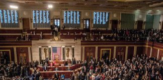 Senate’s Shock Move Targets Russia’s Cash House chamber filled with lawmakers and staff