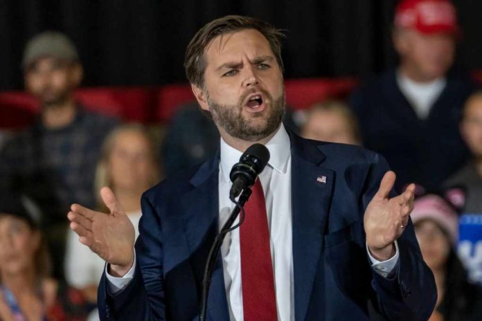 Man in suit speaking at a podium
