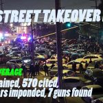 LAPD Raids Street Takeover, 570 cited, 200 cars impounded + STREAMER GOT JUMPED LIVE