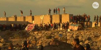 Ceuta residents destroy migrant beach camp as tensions rise in Spain