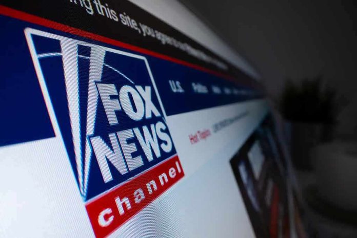 Fox News logo on a computer screen