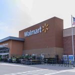 Walmart Worker’s Accused KILLER Was Waved In Walmart storefront with American flag and outdoor garden center