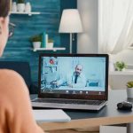 Your Telehealth Data May NOT Be Private Woman on laptop having video call with doctor in home office